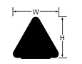 SOFT-SHIELD 5000 Low Closure Force EMI Strip Gaskets - Triangular Strips